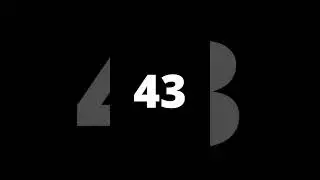 #43Digital Countdown Sound With Animation & Effect @Countdown_SN #Countdown_Start_Now