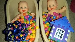 Long slide game with elephant ।।1 minute colourfull candy bath asmr।।asmr sound