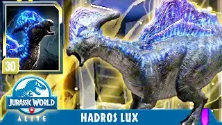 APEX HADROS LUX MAX LEVEL 30 (JURASSIC WORLD ALIVE)
