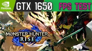 Monster Hunter Rise | GTX 1650 | High Settings Gameplay Test | 1080p Resolution