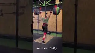 COULD YOU DO THIS 210KG/463LBS BTN JERK?