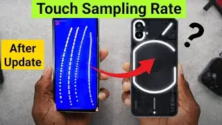 Nothing Phone 1 Touch Sampling Rate demo #nothingphone1
