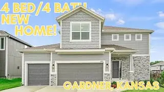 What Kind of House Can You Buy in Kansas City?|$500K?|Living in Gardner Kansas|Kansas City HomeTours