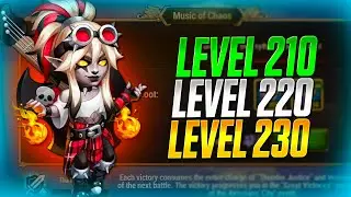 Hero Wars Music Of Chaos Level 210, 220 & 230 | Lowest Buff ?