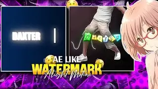 AE Like Watermark XML in Alight Motion 😮 | Create Professional Watermark Without After Effects 🔥
