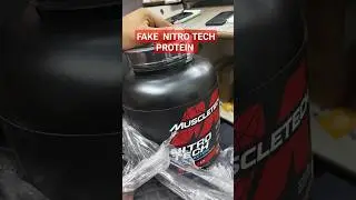 FAKE MUSCLETECH PROTEIN #muscle #protein #supplyment #gainers #diet #fake #real #injection
