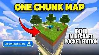 Best One Chunk Map For Minecraft Pocket Edition 1.21 🤩