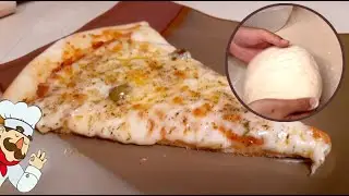 PIZZA PERFEITA NO FOGÃO DE CASA | COM MOLHO DE TOMATE CASEIRO | RECEITA PARECIDA COM A DA PIZZARIA