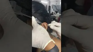 Industrial #piercing #industrialpiercing #lobepiercing #nosepiercing #earpiercing #hyderabadtattoo