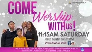 Berean SDA Praise & Worship Church Service (1/10/2026)