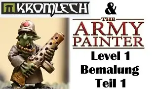 Bemalung von Kromlech Miniaturen mit The Army Painter Farben Teil 1 - unter 20 Minuten