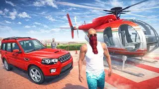 FRANKLIN SCORPIO LENE GAYA HELICOPTER SE 😱 || Indian Theft Auto Simulator Game 