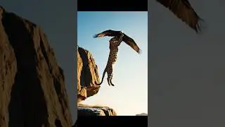 Leopard vs Eagle: The Wild Standoff 🐆🦅⚡#shorts #viral #foryou #wildlife #viralvideo #ytshorts #ai