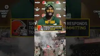Shedeur Sanders Responds to Browns Not Committing to Him as Starter 👀🏈 #NFL #Browns #shedeursanders