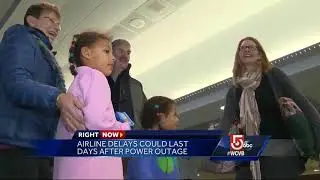 Power outage strands holiday travelers