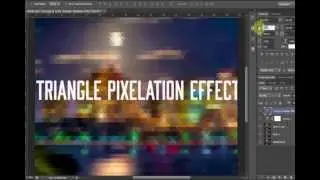 Triangle Pixelation Effect in Photoshop