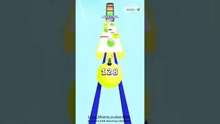 Yoga Ball Run 2048 -  All levels Gameplay Android, IOS gaming