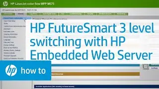 Level Switching Using the HP Embedded Web Server | HP FutureSmart 3 | HP