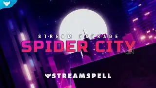 StreamSpell | Spider City Stream Package │ Twitch Overlays for OBS Studio, Streamlabs