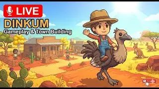 Dinkum Live Gameplay: Town Building, Farming, and Hunting! Live 2