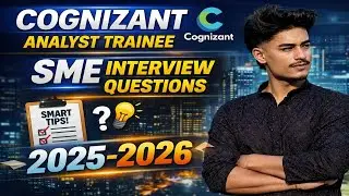 Cognizant Analyst Trainee SME Interview Experience | 2025-2026 | CTS Entry Level Tech Role | BCA/BSC