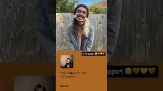 FOR YOU - EP OUT ON ALL PLATFORMS NOW!!!!!!! 🥲🥲🥲🧡💛🧡