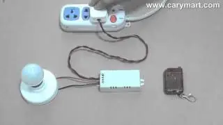 Latched Mode RF Remote Control Switches AC Lamp On and Off