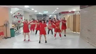 Ma Nian Wan Nian Hong (马年万年红) Line Dance @MollyYeohPraiseLDance