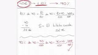 Problemas con porcentajes. 21-4-21