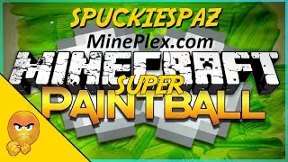 MINECRAFT SUPER PAINTBALL GAMEPLAY | MINEPLEX SERVER | PORTERGAMES
