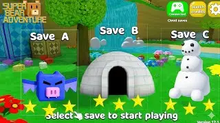 Snow Valley Area Secrets & Hidden Places | Super Bear Adventure Full Gameplay