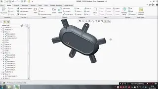 Creo Tutorials | Bike engine cover