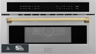 ZLINE Autograph Edition 30 1.6 cu ft. Built in Convection Microwave Oven in