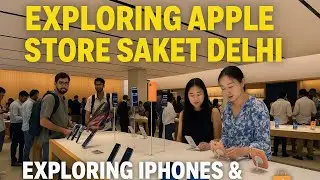 Exploring Apple Store Saket Delhi | iPad Buying Plan & iPhone Store Tour 🛍️📱