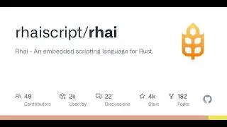 GitHub - rhaiscript/rhai: Rhai - An embedded scripting language for Rust.