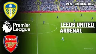 Leeds United vs Arsenal - English Premier League 2025 | PES 21 Simulation