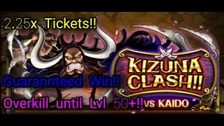 (OPTC) Kizuna Clash!! Vs Kaido Higher Damage Teams!!