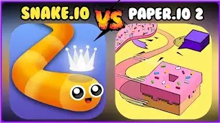 Snake.Io Vs Paper.Io 2 Game Comparison!