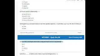 mth 501 quiz 4 solution fall 2025