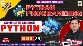 #OLevel | M3-R5 PYTHON PROGRAMMING | L - 29 | Complete Python सर्वज्ञ बैच #July2023 #cta