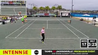 INTENNSE trials Tampa | Ema Burgic (TPA) vs Deniz Khazan (JAX)