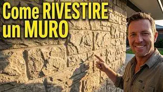 Come RIVESTIRE un MURO ​​con finta pietra Rivestimento muro pietra ricostruita Come rivestire muro I