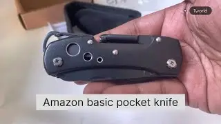 Amazon Basics 15-in-1 Multi-Tool Pocket Knife with Nylon Sheath | Amazon basics pocket knife
