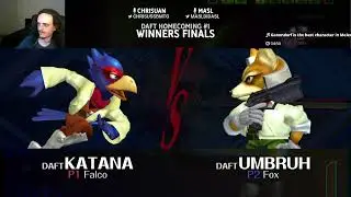 Katana (Falco) vs Umbruh (Fox) - Losers' Top 8 - DAFT HOMECOMING #1