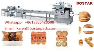 Hamburger Buns Packaging Machine, Bread Packaging Machine, Burger Buns Package Machine Manufacturer