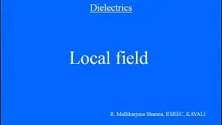 Local Field