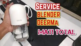 SERVICE BLENDER DEERMA NU01 TIDAK BERPUTAR TAPI BATERAI PENUH