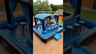 I'm gonna need one of these inflatable pool bars in my backyard this summer! 🤯👏#shorts