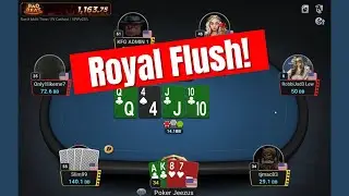 I Made A Royal Flush!  - Poker Vlog 181
