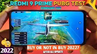 Redmi 9 Prime BGMI Test High Graphics Settings After All Update 2022 | redmi 9 prime pubg test